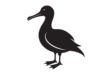 Albatross Silhouette Vector Illustration – Perfect for T-Shirts, Hoodies & Décor