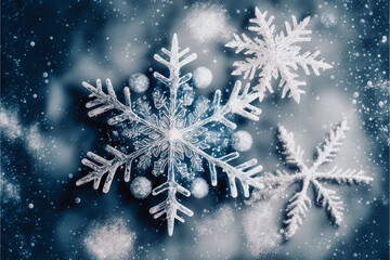 Generative Ai of beautiful Christmas background with glitter.