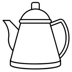 teapot isolated on white