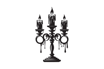 Candle silhouette Vector 42.eps