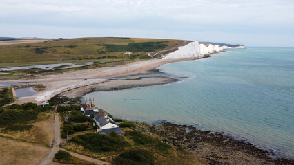 White cliffs of the Seven Sisters, United Kingdom