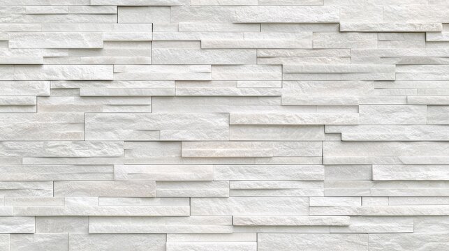 White stone textured wall with layered rough surfaces, abstract pattern for background design, clean and minimalist style, Texture, Abstract Art - Powered by Adobe