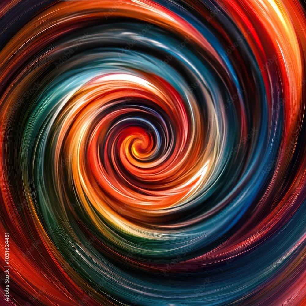 Poster a vibrant swirl of colors creates a dynamic and energetic abstract pattern, perfect for artistic and