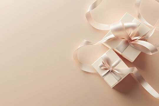 Elegant gift boxes with ribbons ready for any special occasion, perfect for celebrations and surprises.