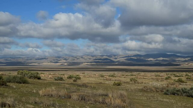 Time Lapse of Clouds over Temblor Range, Carrizo Plain National Monument, San Luis Obispo County