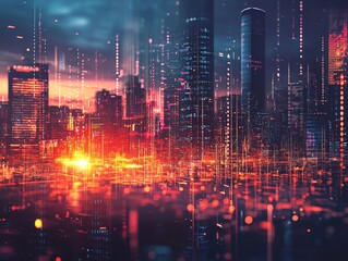 Obraz premium business concept background - ai