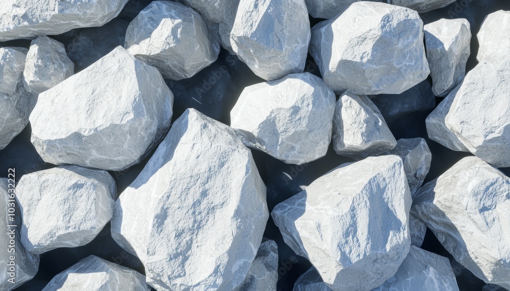 Poster white rough rock texture with subtle shadows and highlights, perfect for architectural or design ele
