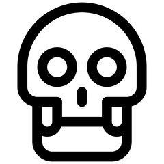 Anthropology. Editable stroke vector icon.