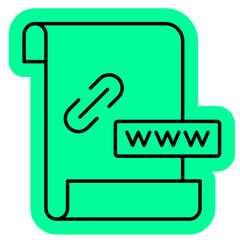 URL Link Icon, Website, network