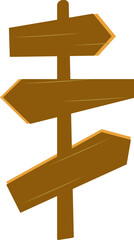 Wood Sign Illustration