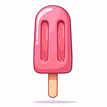 recommend clip art: Vector popsicle illustration, cartoon frozen dessert
