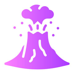 volcano Gradient icon