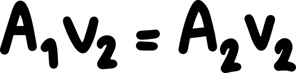 Pressure Pascals physic law Illustration in Black and White
