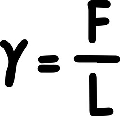 Pressure Pascals physic law Illustration in Black and White