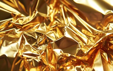Metallic golden and bronze paper texture with gradient effect, resembling metal foil or wall paint, Golden background. Gold texture. Beautiful luxury gold background. Shiny golden texture