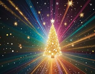 Glowing Patterns: A Festive and Radiant Celebration of Art and Nature