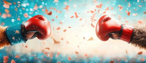 Epic animal boxing showdown