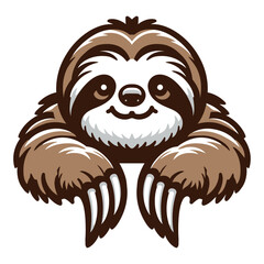 Sloth vector illustration.