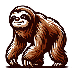 Sloth vector illustration.