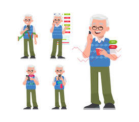 Stock market concept with people