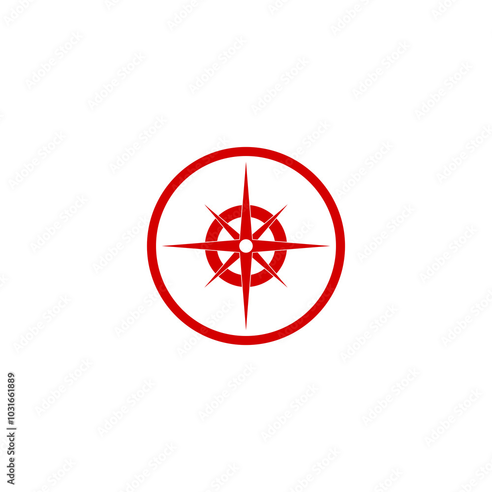 Poster compass sign. wind rose navigation symbol icon isolated on transparent background
