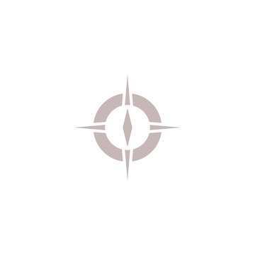 Compass sign. Compass logo. Compass icon isolated on transparent background