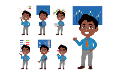 Stock market concept with people