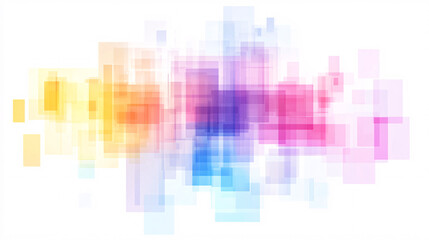 abstract colorful square shapes background