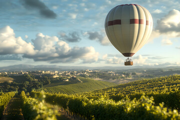 Naklejka premium hot air balloon