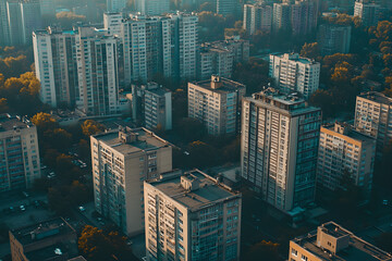 Urban high-rise buildings