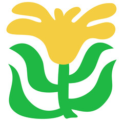 Trendy Flower illustration clip art