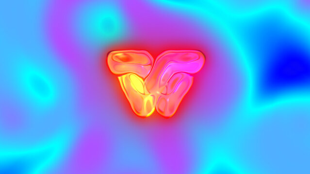 Gummy Bubble Gradient Logo Reveal 1:1 16:9 9:16