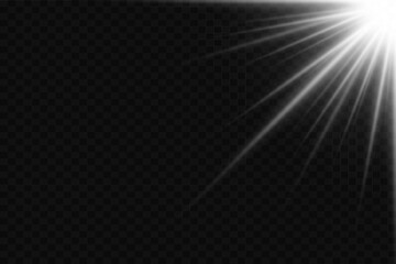 
Light flash, explosion effect, flare, star. On a transparent background.