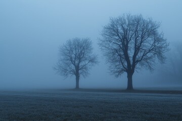 Fog Background in Nature