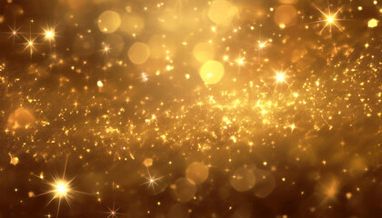 Obraz premium キラキラした金色の抽象的背景