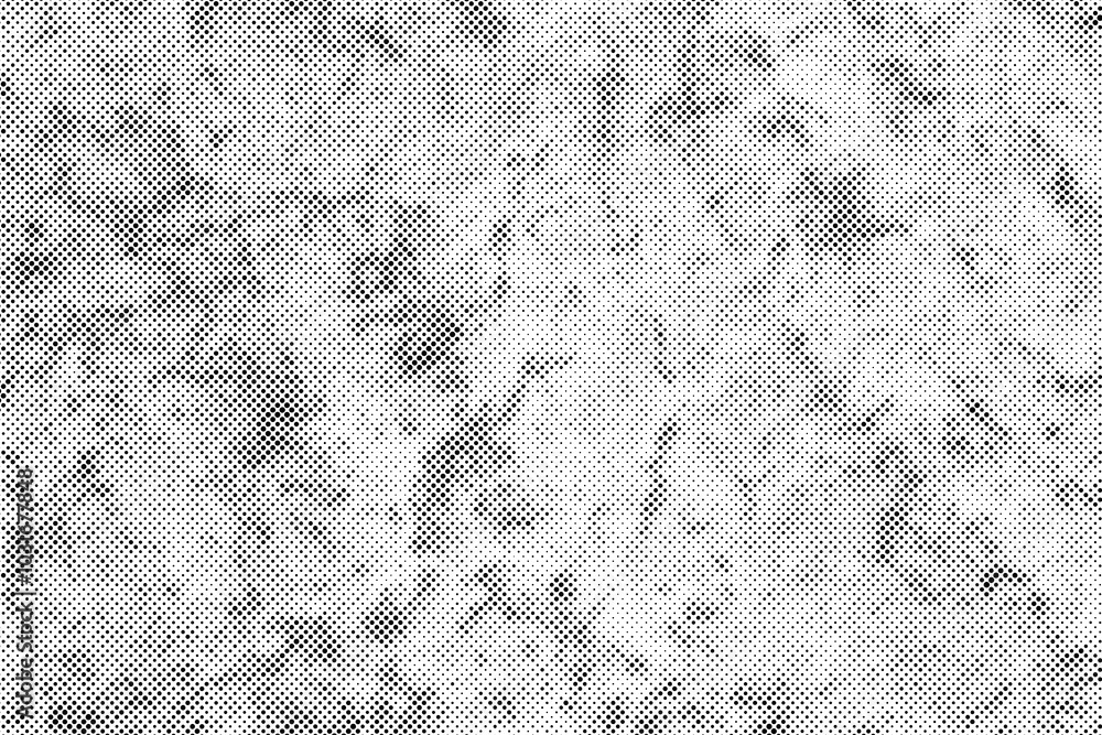 Poster grunge pattern dots. halftone texture on white background.