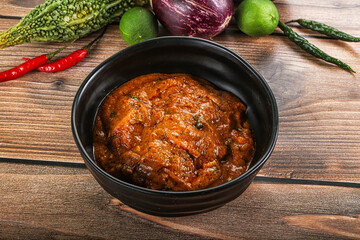 Indian cuisine - chicken masala sauce