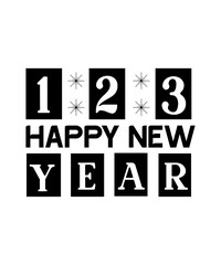 Happy New Year 2025 Svg Bundle, Happy New Year 2025 svg, New Year SVG Bundle, New Year quotes svg file, Hello 2025 svg,Happy New Year 2025 SVG Bundle,