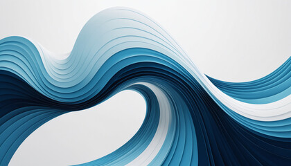 Swirling Abstract Blue Lines Wallpaper.