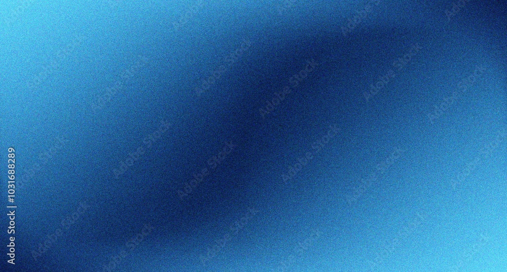 Leinwandbilder abstract dark to light blue gradient noise texture background for design or text