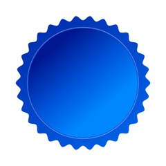 Round stickers serve as promotional sale badges