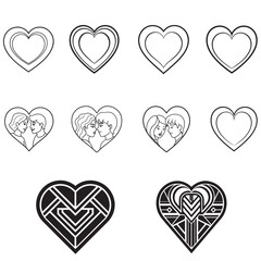 love line art vector