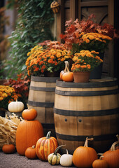 Pumpkins and gourds
