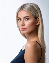 Naklejka premium People come to use beauty services.