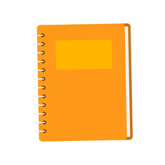 Realistic books illustration , Text books library isolated icon on a white background