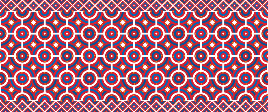 mongolian pattern. mandala background. geometric texture for decoration. vector illustration