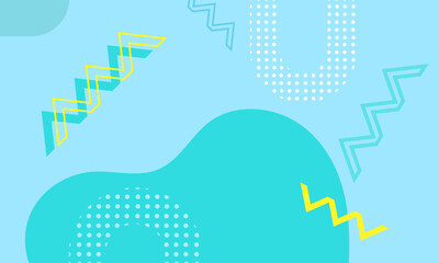 Flat design of abstract geometric background