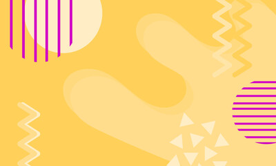 Flat design of abstract geometric background