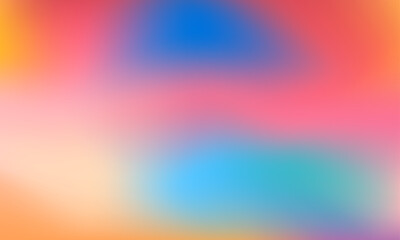 Obraz premium Vivid abstract colors in gradient, Abstract blurred background