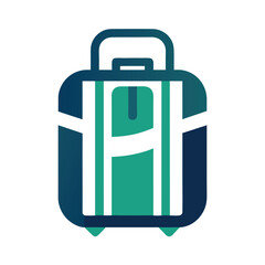 Modern Travel Locker Logo Icon for Secure Travel Solutions